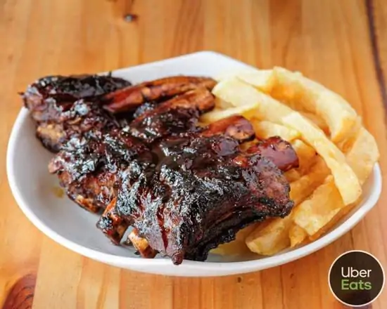 The Ribery ribs and fries